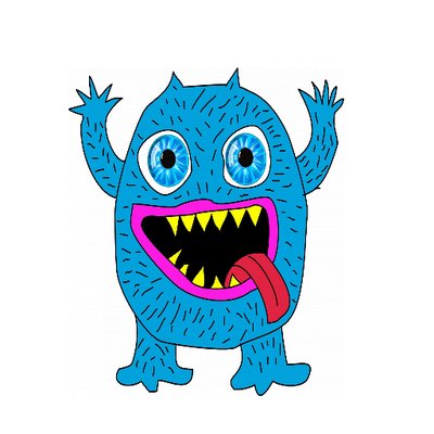 400x400 Drawing Monster On Twitter