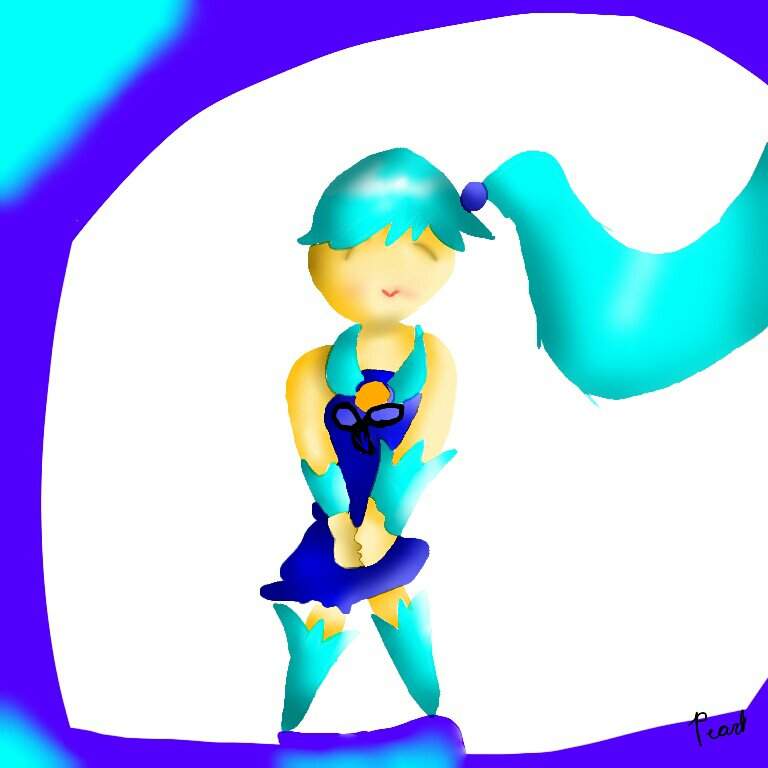 768x768 glitter pearl drawing! glitter amino