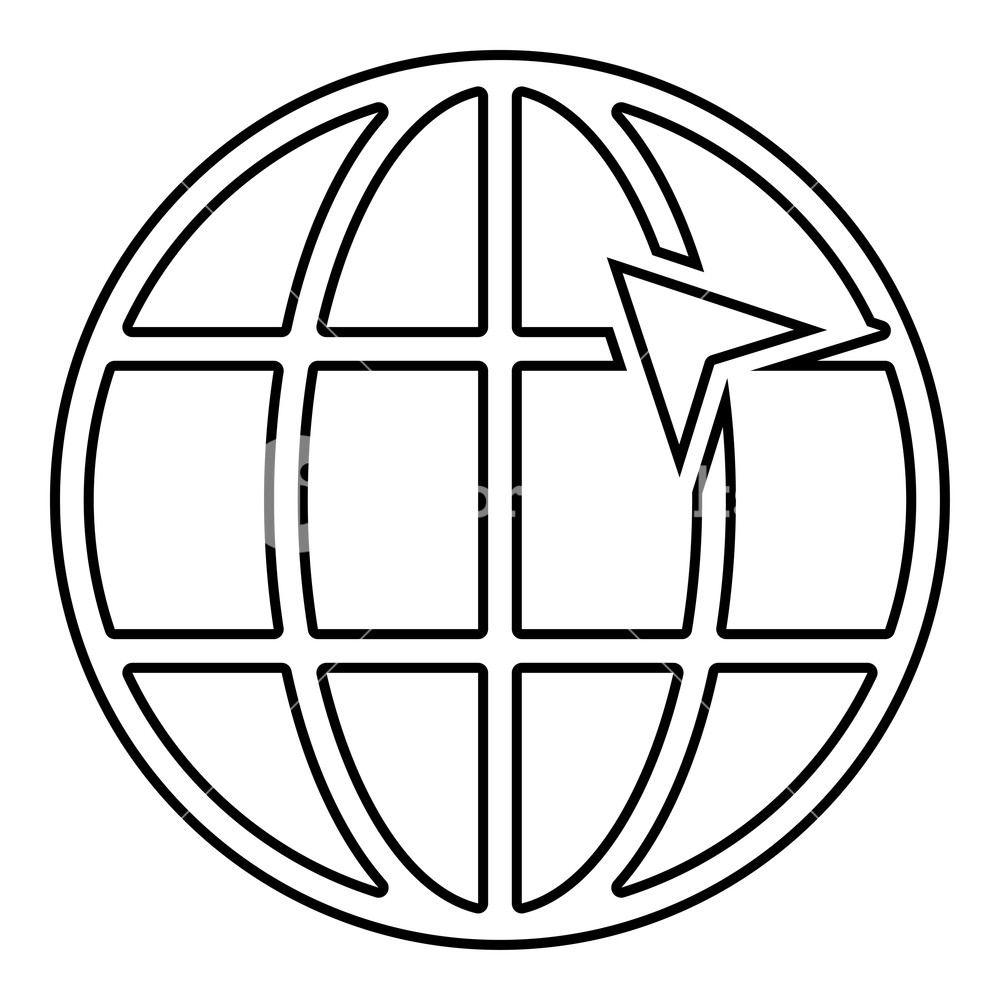 Globe Drawing Simple | Free download on ClipArtMag