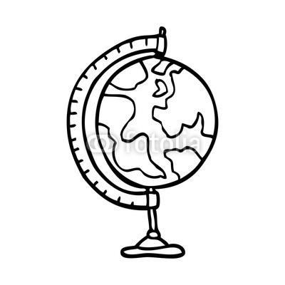 400x400 Line Drawing Cartoon Globe Buy Photos Ap Images Detailview