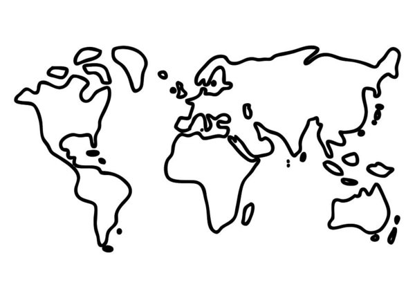 600x431 Outline Drawing Posters Fine Art America