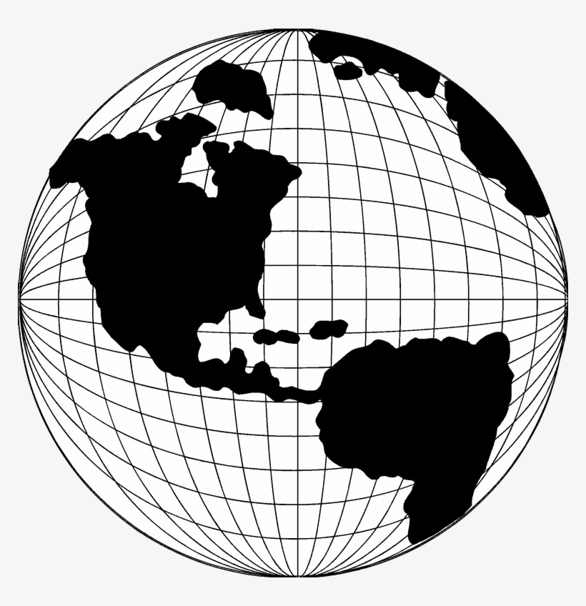 Globe Outline Drawing | Free download on ClipArtMag