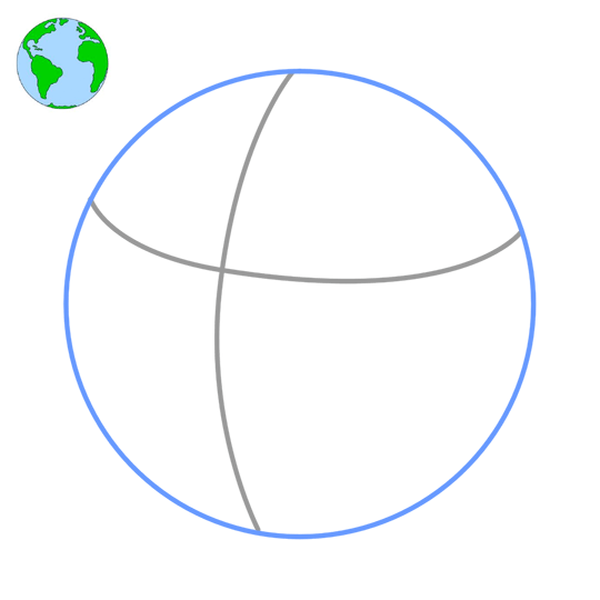 540x540 How To Draw England In The World Globe