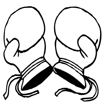 350x369 boxing gloves drawing easy, boxing glove coloring page