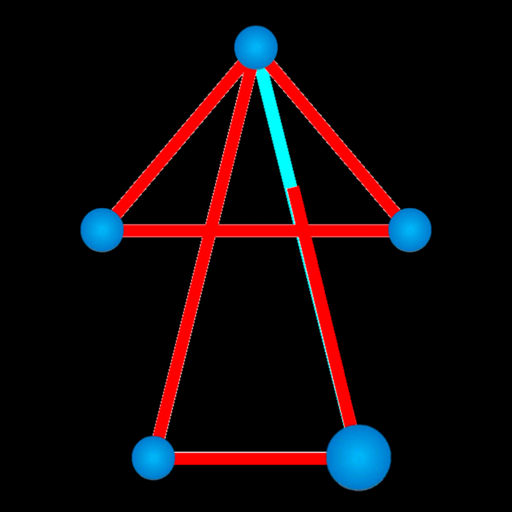 512x512 One Touch Draw Puzzle Glow Dots Shape Drawing N Connect Game