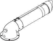 217x167 Glow Worm Horizontal Telescopic Flue Kit