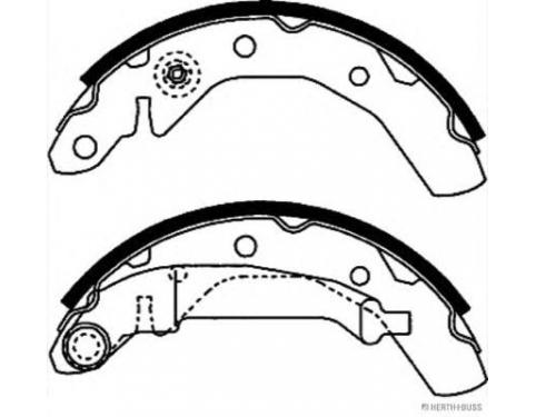 482x375 brake shoe set opel gm gmc chevrolet