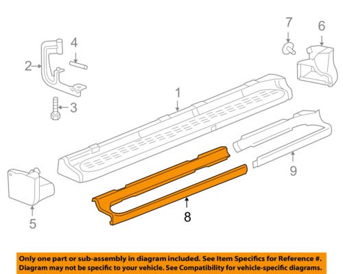 500x399 gmc gm oem yukon running board step front cover izqui