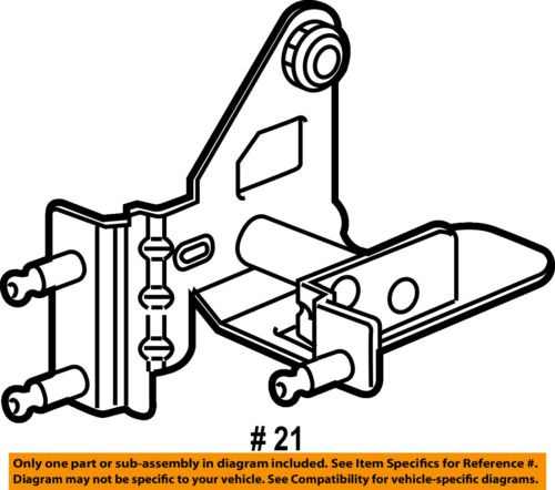 500x442 gmc gm oem yukon frame distance sensor bracket