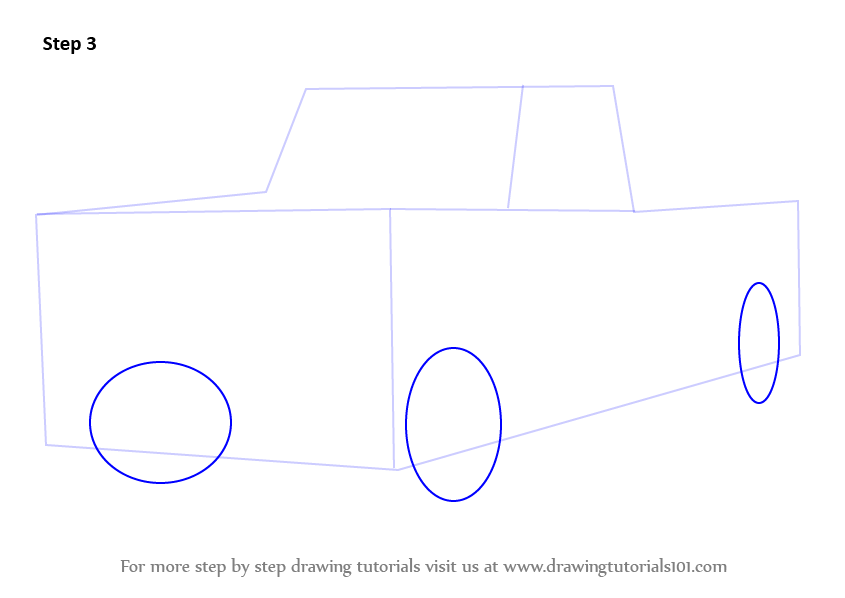 845x598 learn how to draw a gmc pickup truck