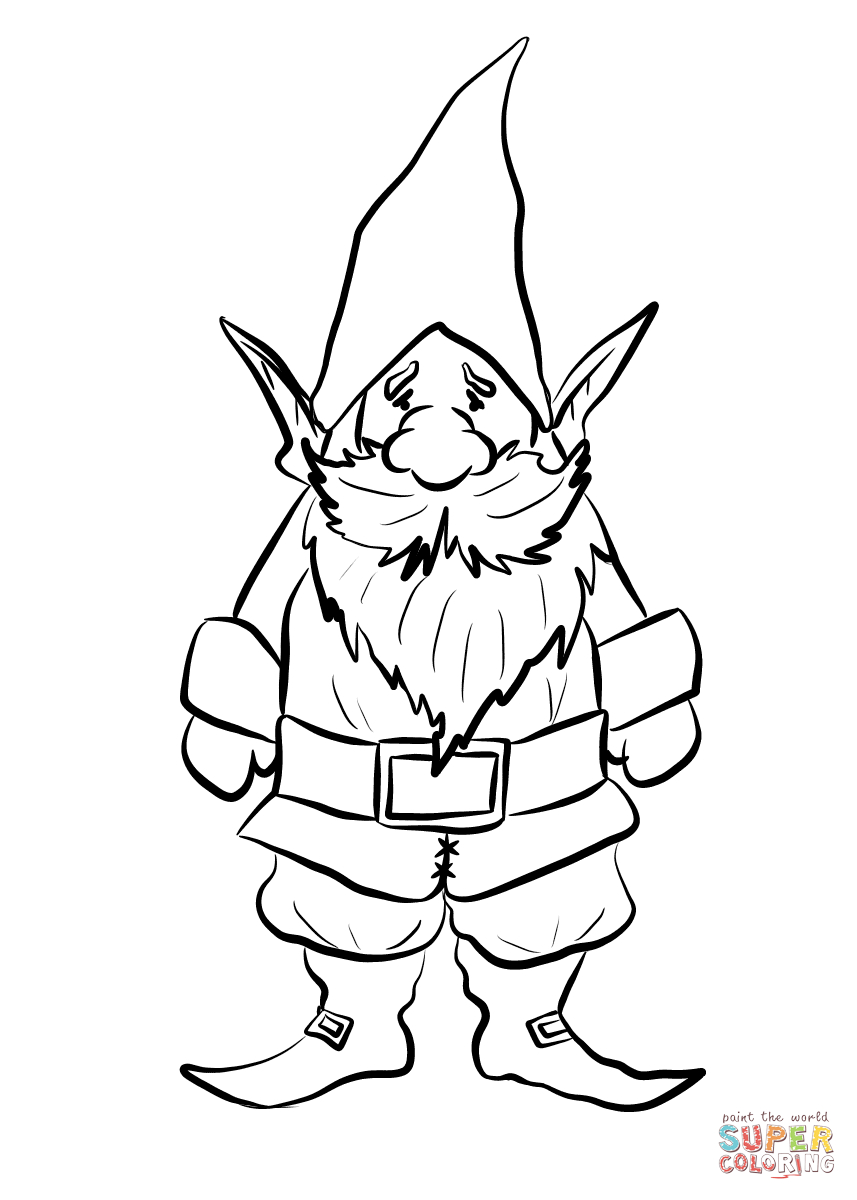 Gnome Drawing | Free download on ClipArtMag