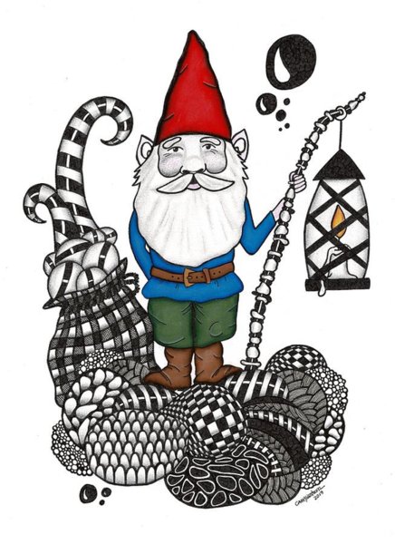 436x600 Gnome Drawings