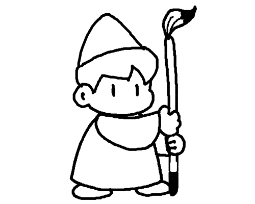 500x400 Collection Of Free Gnome Drawing Animated Download On Ui Ex