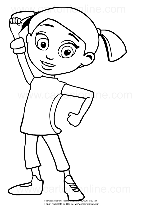 599x884 Drawing Of Bo From Bo On The Go Coloring Page