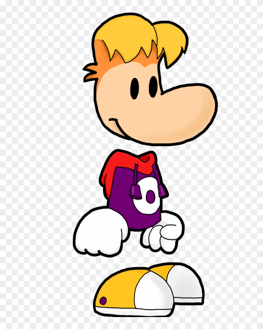 880x1100 i decided to go ahead and color my paper rayman drawing, clipart