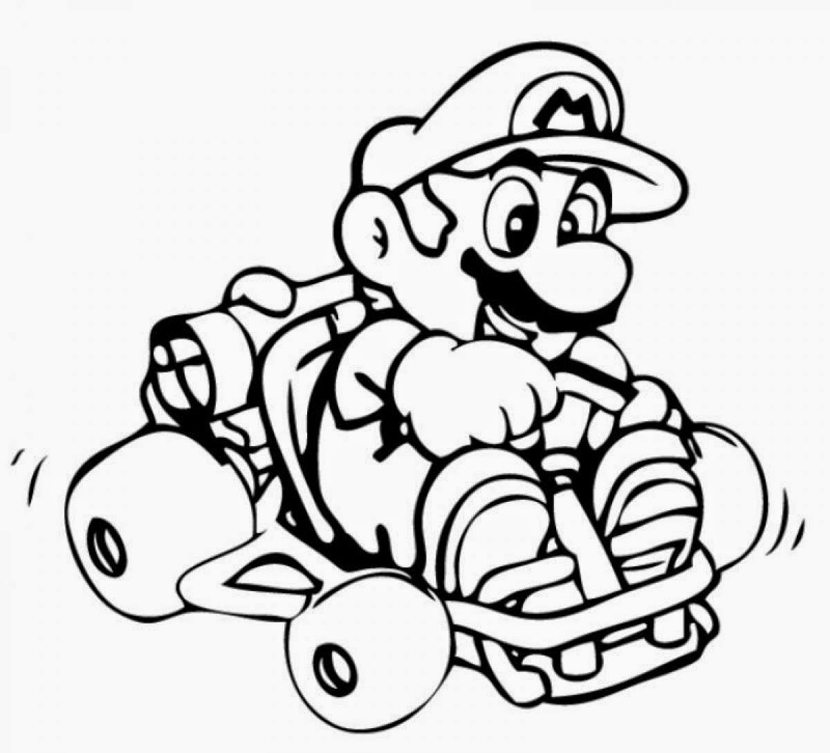 1200x1089 Go Kart Coloring
