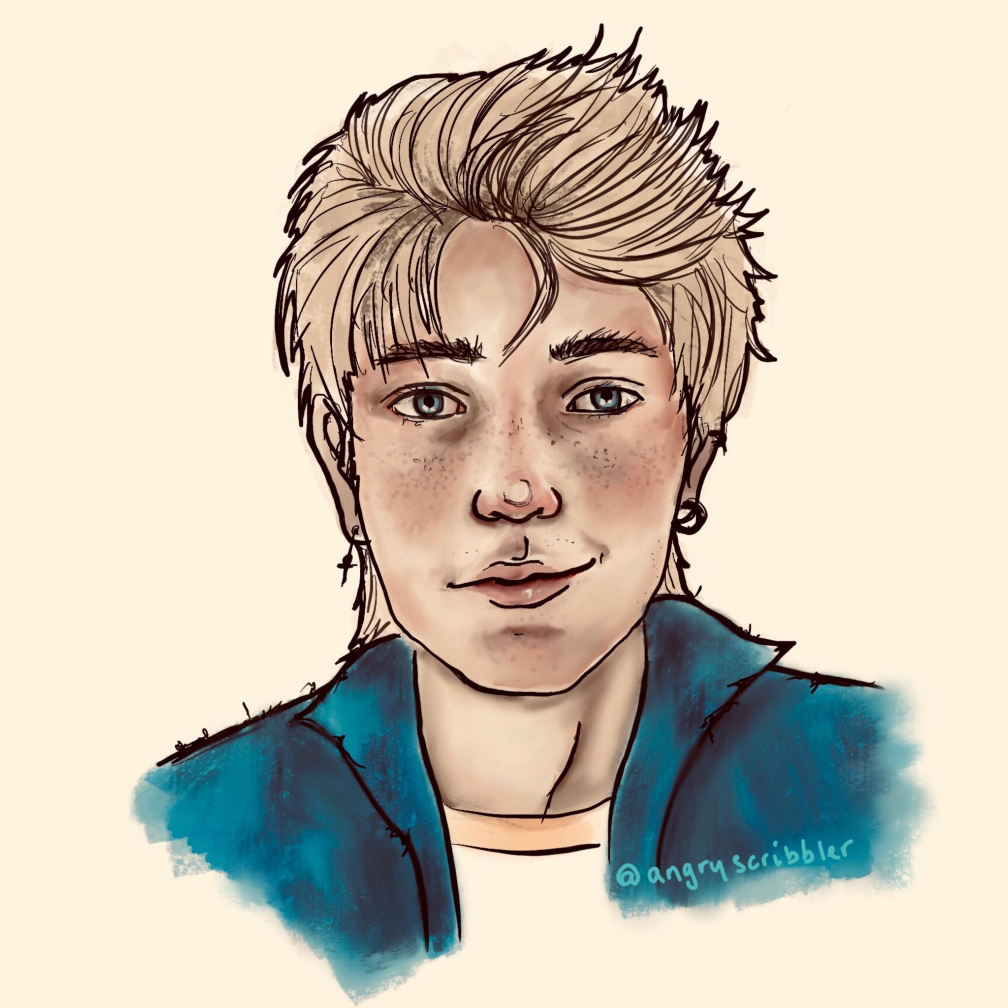 2048x2048 Made A Goal To Draw The Villagers And Started Off With Sam