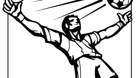 585x329 Soccer Goal Coloring Pages Disney Online Mandala For Kids Cars