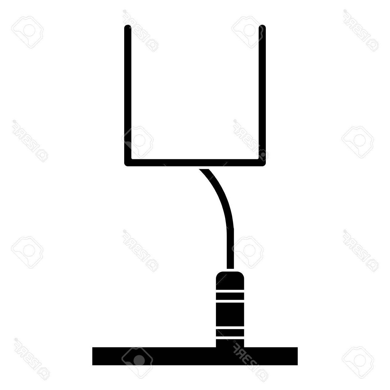 1300x1300 Best Goal Post Clip Art Black And White Vector Cdr Free Vector