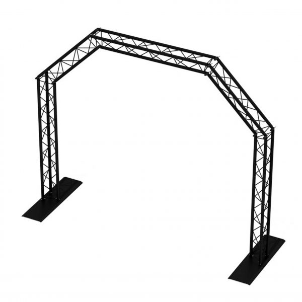 600x600 Black Goal Post Tv Audio
