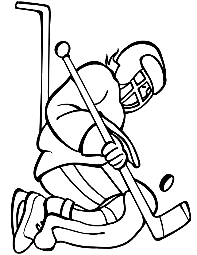 642x830 Hockey Goalie Coloring Pages Do Not Appear When Printed