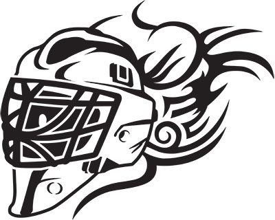 400x320 Tribal Goalie Mask Inch Cuttable Clip Art Embroidery Designs
