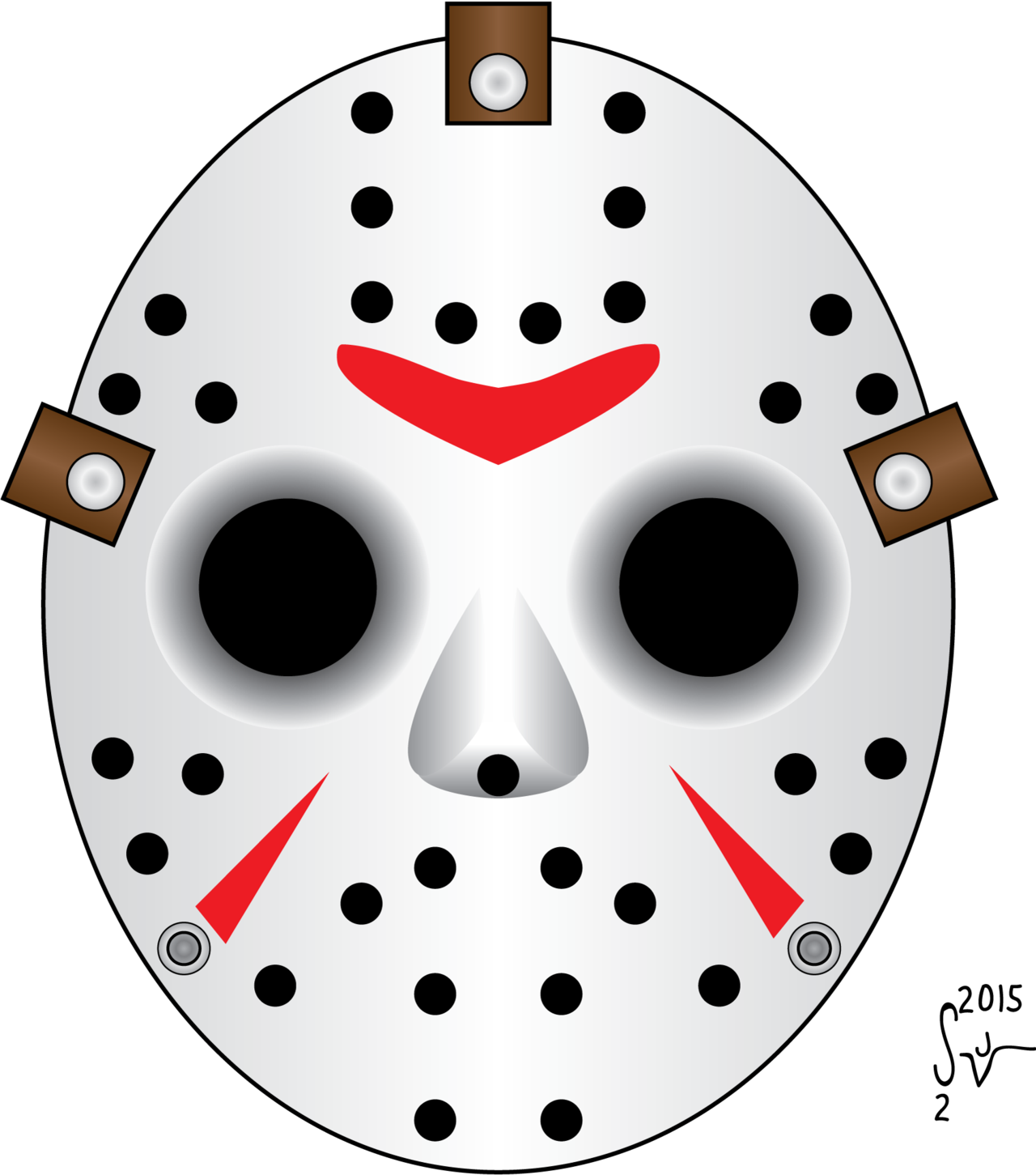 1280x1451 Jason Mask Drawing