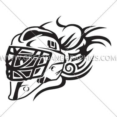 385x385 Tribal Goalie Mask Production Ready Artwork For T Shirt Printing