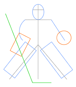 260x297 Cartoon Hockey Goalie Step