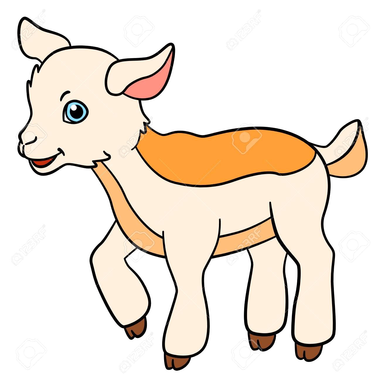 Goat Cartoon Drawing