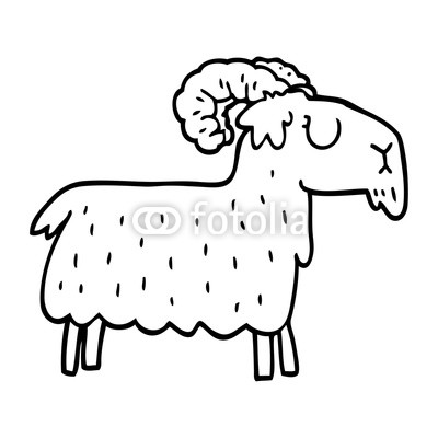 400x400 line drawing cartoon stubborn goat buy photos ap images