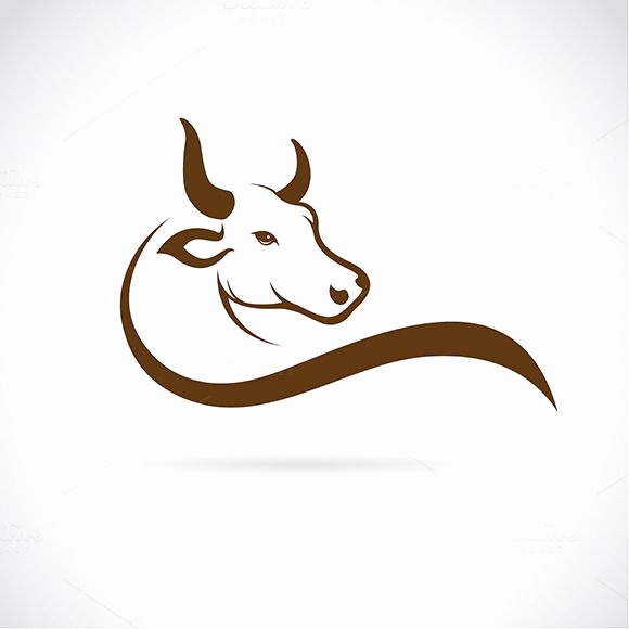 580x580 goat face vector beautiful nubian goat matted print from original