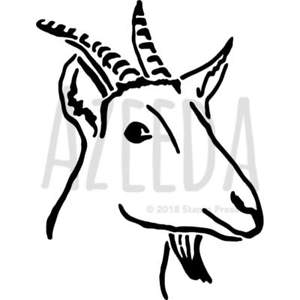 Goat Head Drawing