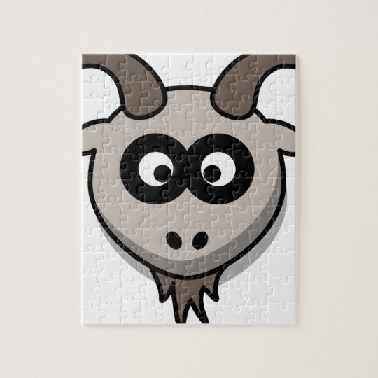 540x540 Goat Head Drawing Jigsaw Puzzle