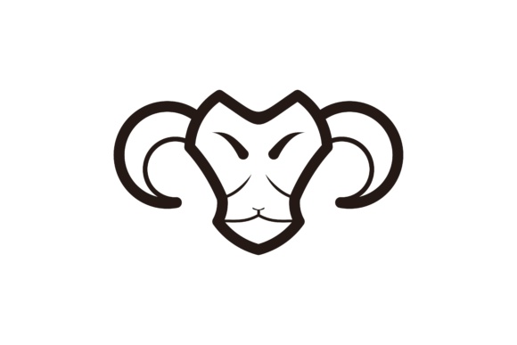 580x387 Goat Head Logo Graphic