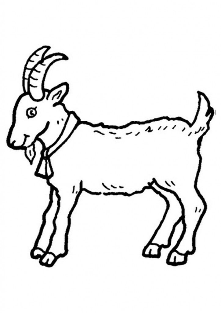 724x1024 Good Goats Head Clipart Dairy Goat Goats Clipart Black And White