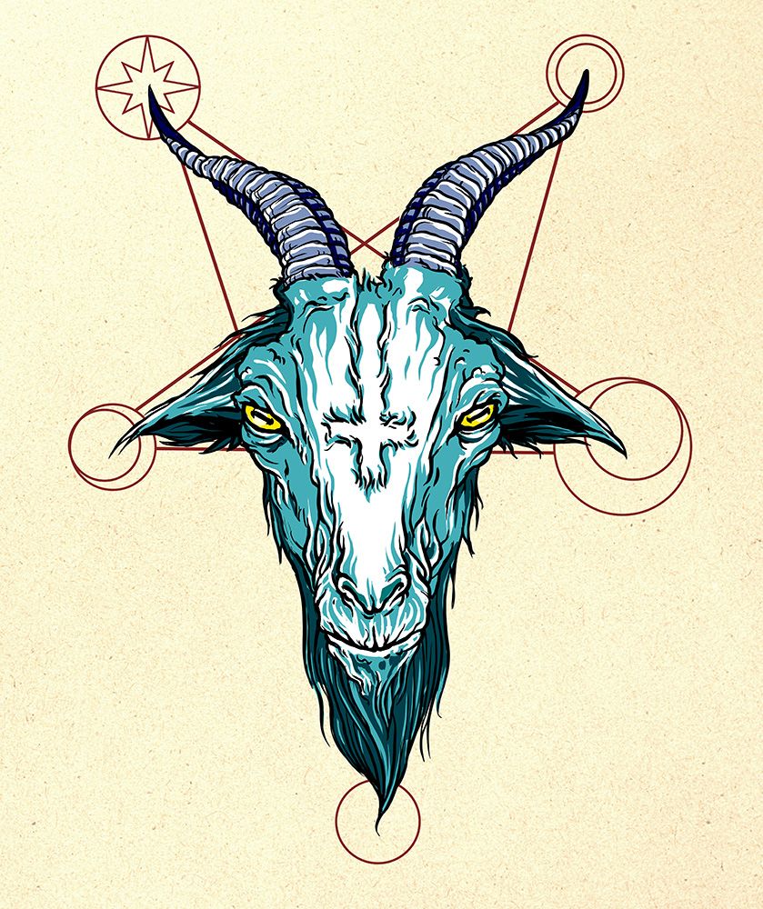 839x1000 satanic goat head jerusalem house