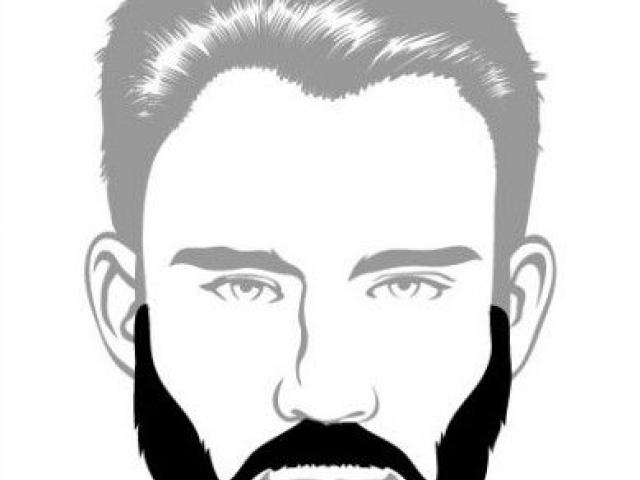 640x480 Free Drawn Beard, Download Free Clip Art