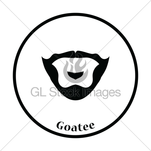 500x500 goatee icon gl stock images