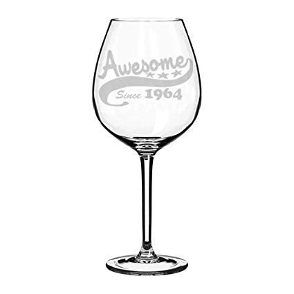 425x425 Wine Glass Goblet Funny Birthday Awesome Since