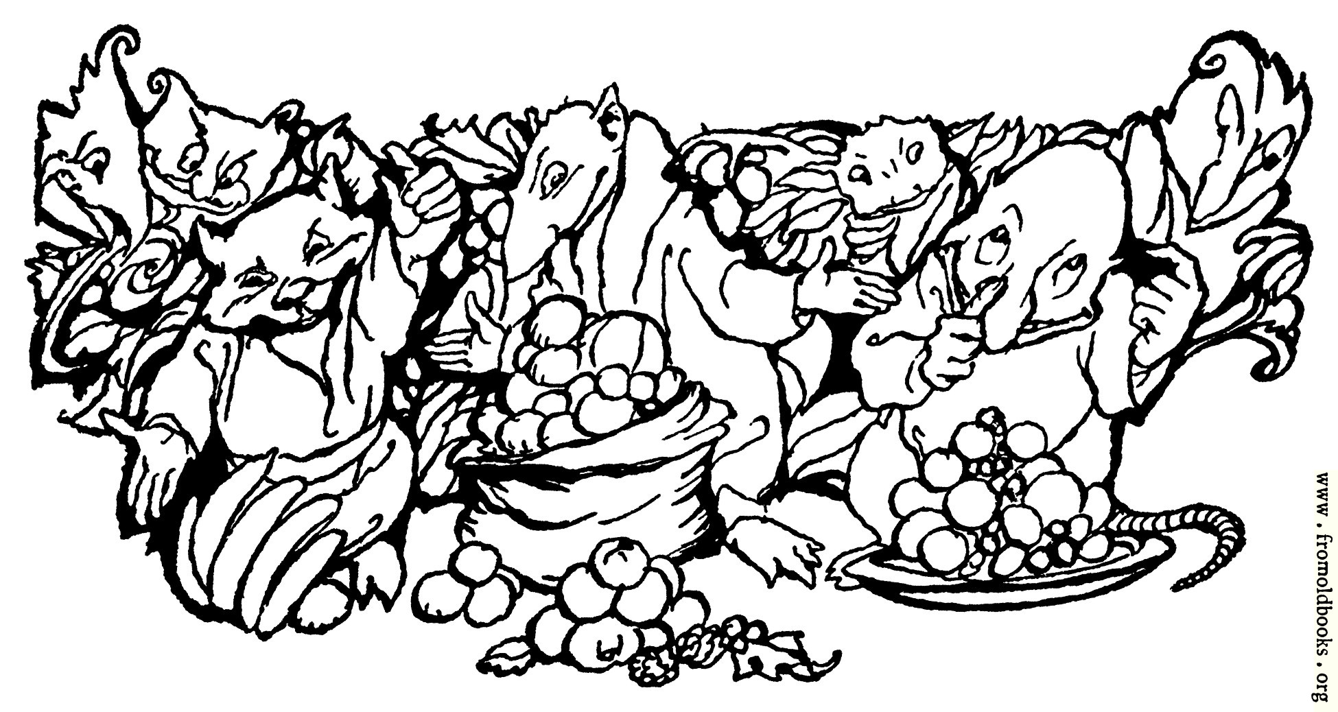 1950x1038 Goblins With Bowls Of Fruit