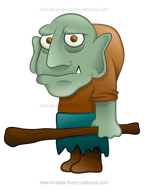 500x645 How To Draw A Goblin Misc