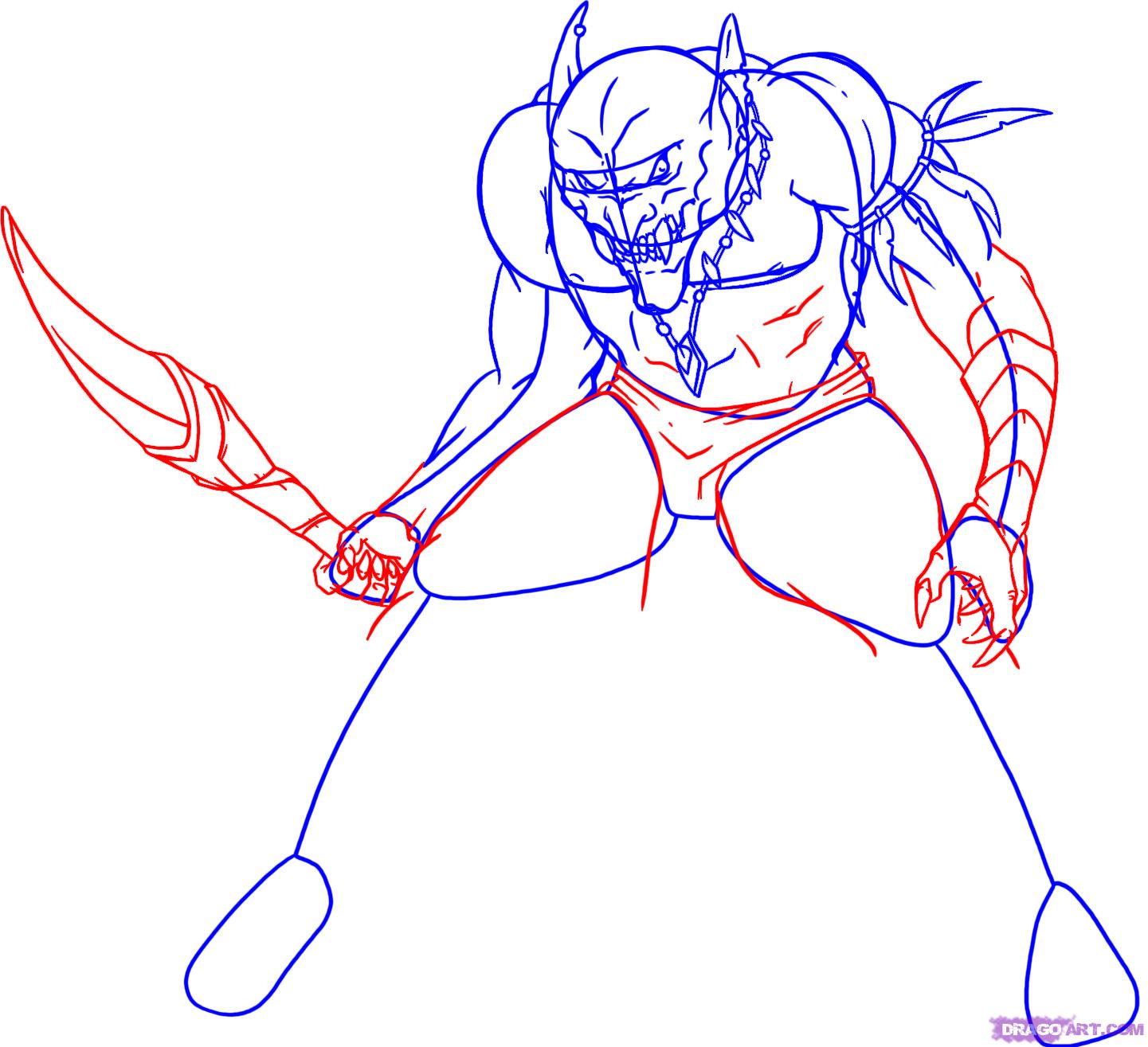 1441x1315 How To Draw A Goblin, Step