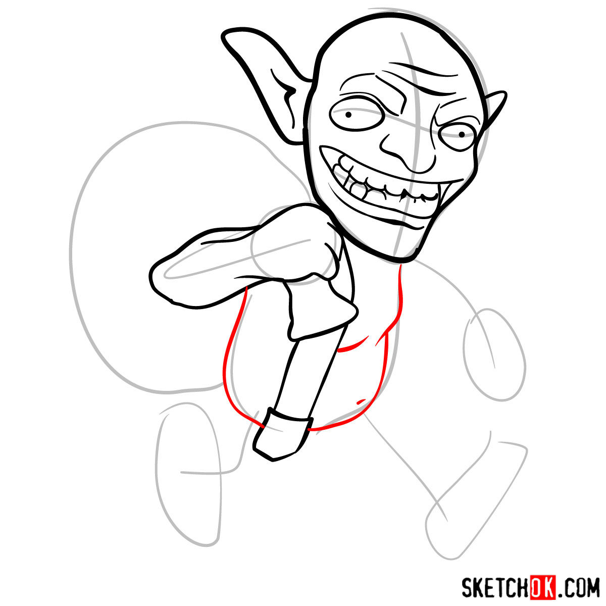 1200x1200 How To Draw Goblin From Clash Of Clans