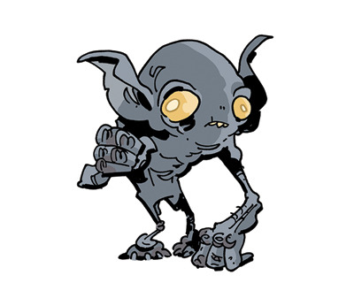 400x337 October Monster Drawing