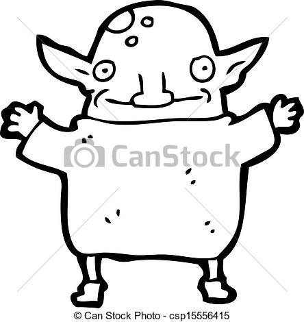 444x470 Cartoon Goblin