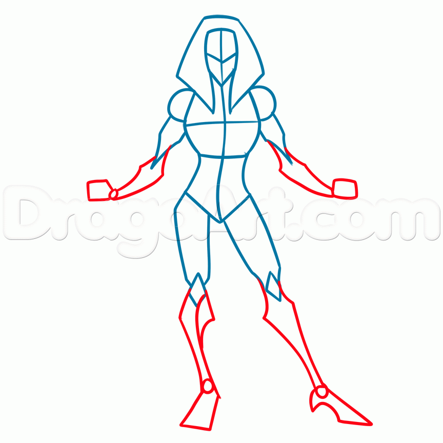 864x864 Draw Ra, The Egyptian Sun God, Step