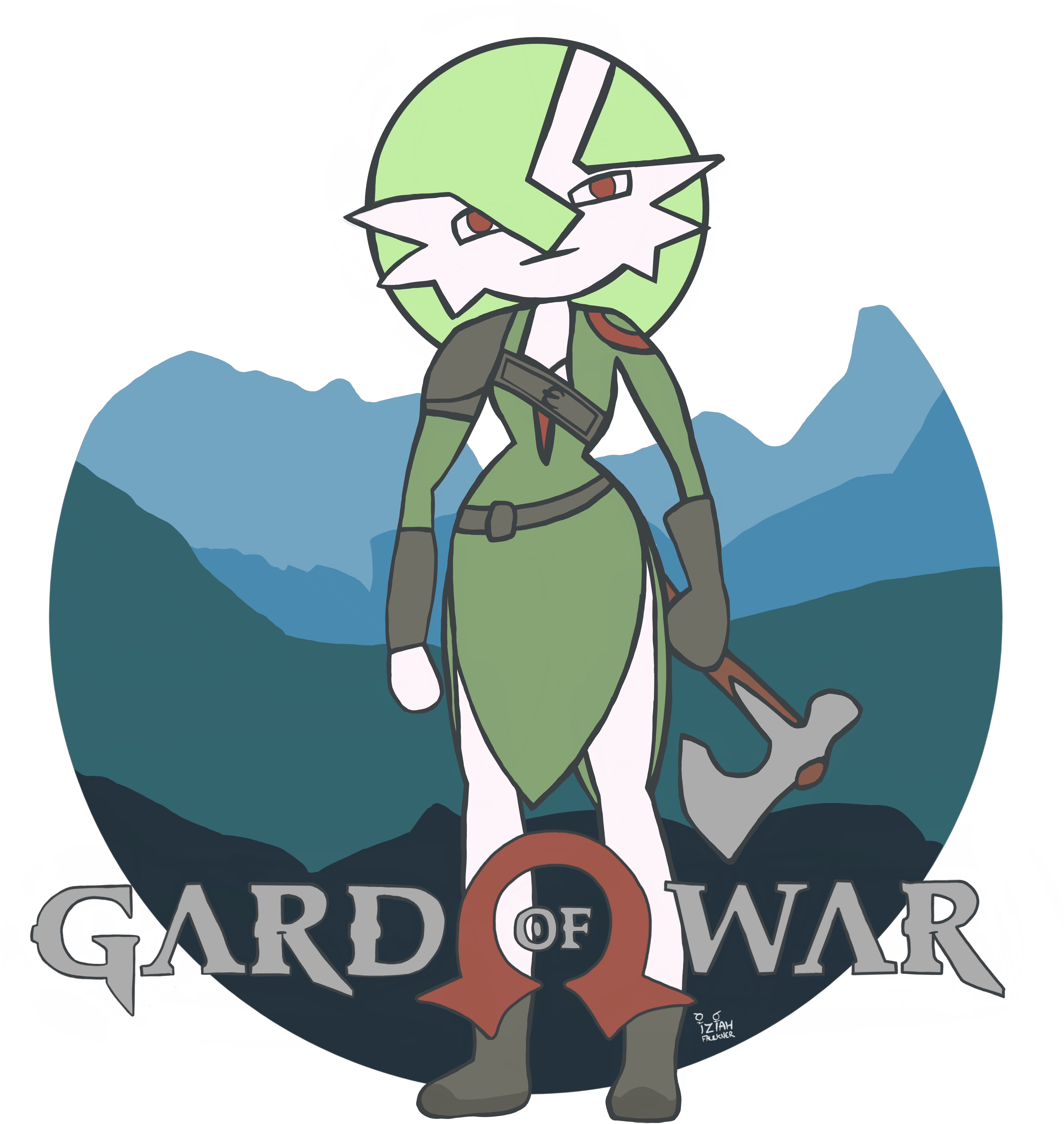 5511x5822 hd arta crossover drawing i made of gardevoir and kratos