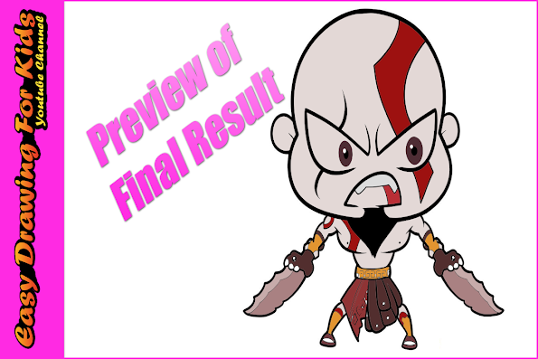 595x397 How To Draw Kratos From God Of War Drawing Course For Beginners
