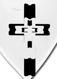 190x262 Cross God Jesus Church Religion Love Peace Bandana Spreadshirt